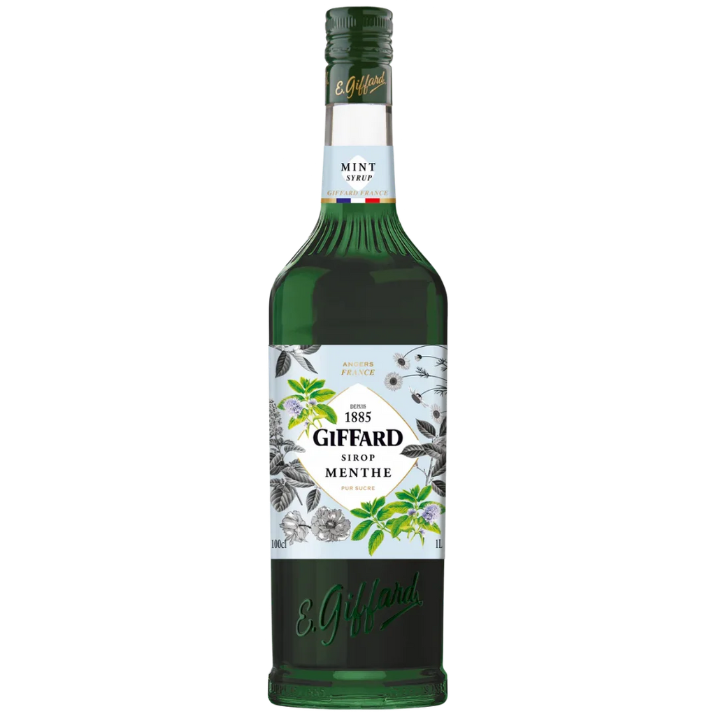Giffard Green Mint Syrup 1L