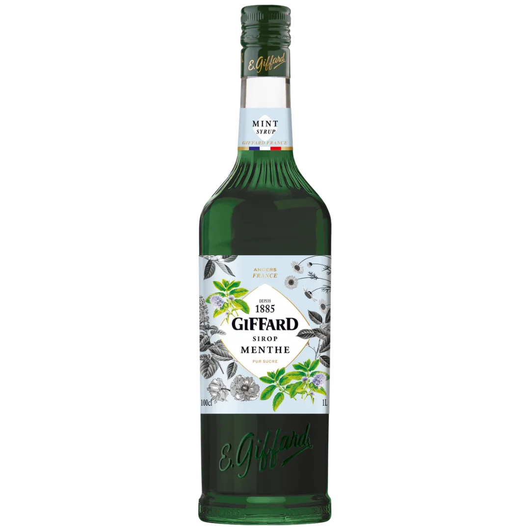 Giffard Green Mint Syrup 1L
