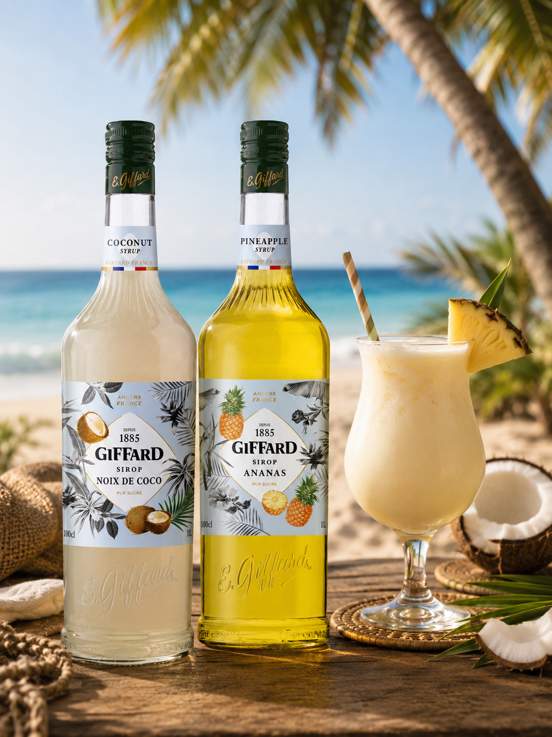 Giffard Coconut Syrup 1L