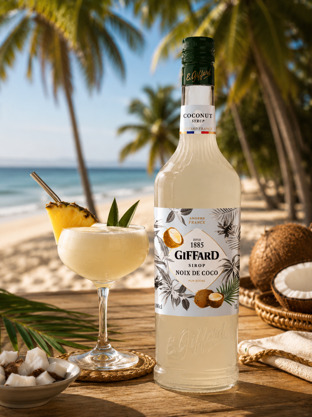 Giffard Coconut Syrup 1L