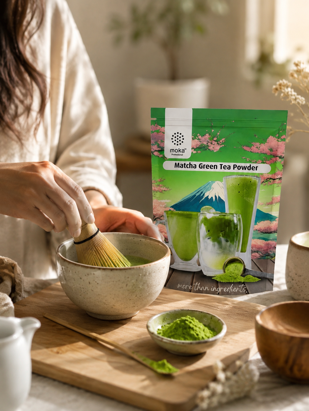 Moka 100% Pure Matcha Powder 100g