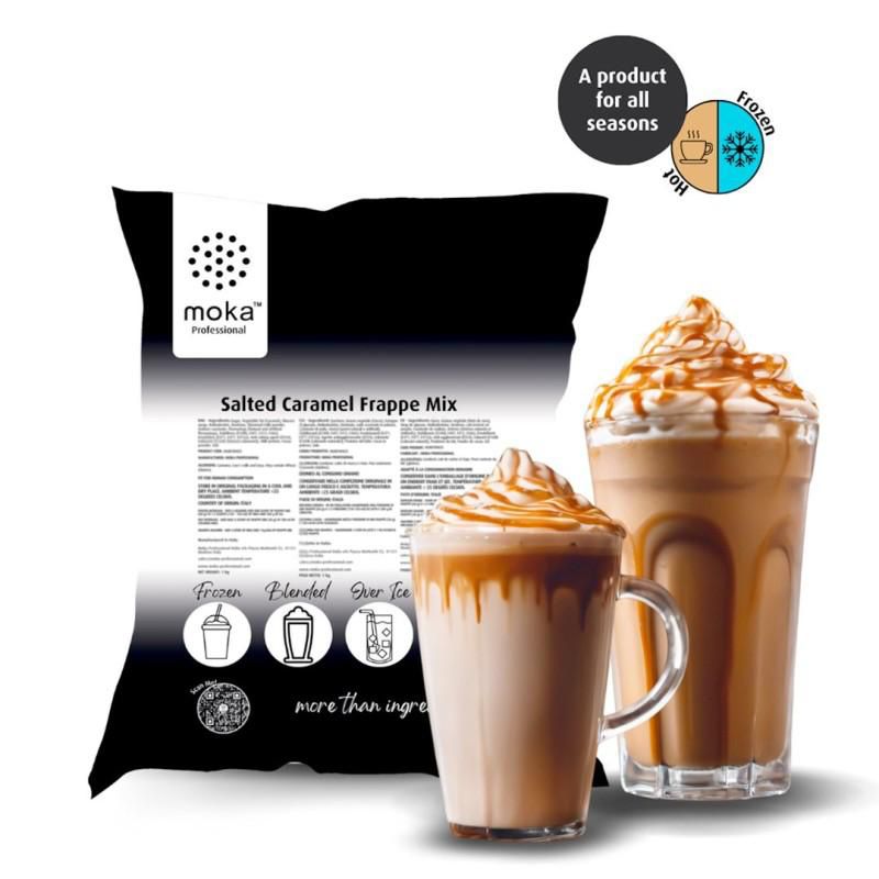 Moka Professional Salted Caramel Frappe Powder 1kg