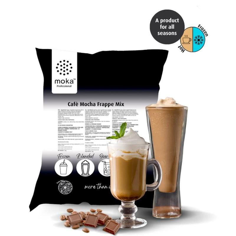 Moka Professional premium café mocha frappe powder mix for coffee shops in Pakistan